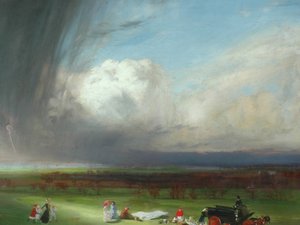 Een onderbroken picknick, 1901 door Charles Sims